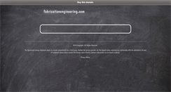 Desktop Screenshot of fabricationengineering.com